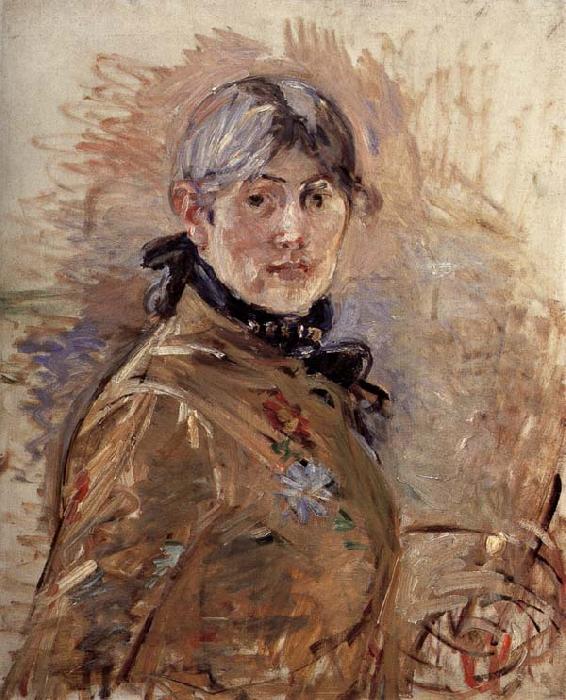 Berthe Morisot Self-Portrait Sweden oil painting art